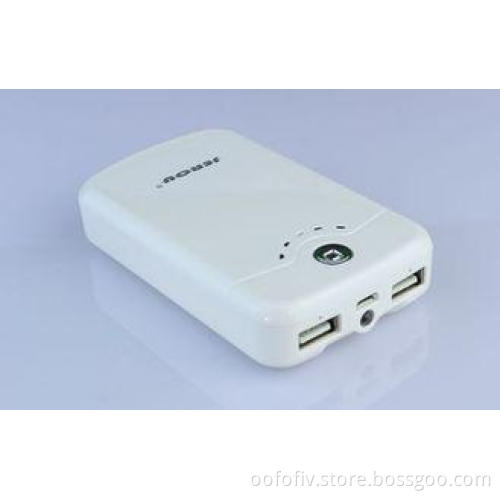 Dual USB 18650 Power bank 8400 mAh 4 in 1 Charger With LED